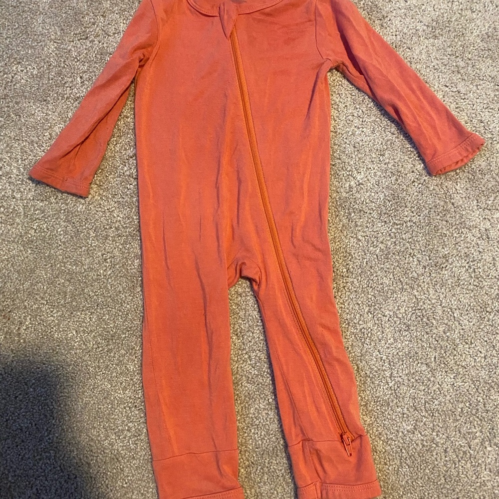 Kyte BABY Pink Footies Soft Stretchy One Piece